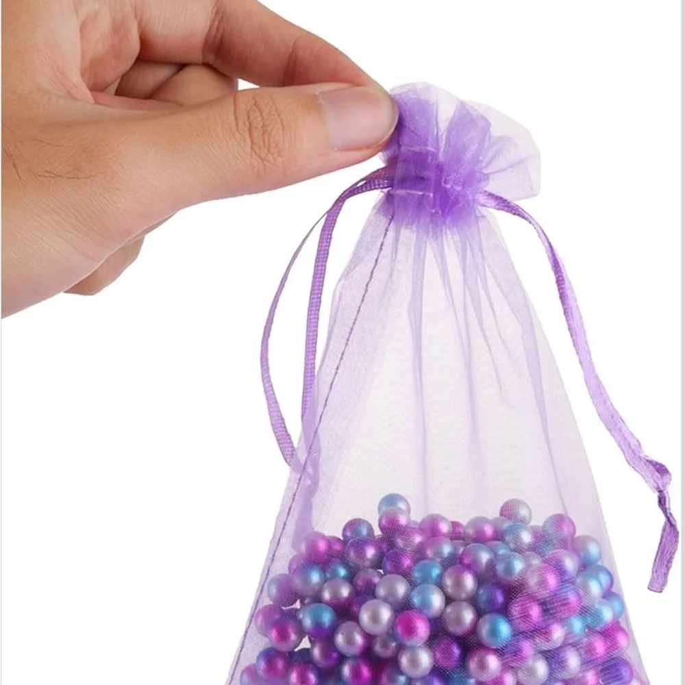 50 Organza Drawstring Gift Bags